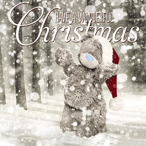 3D Holographic Wonderful Christmas Me to You Bear Card £2.99